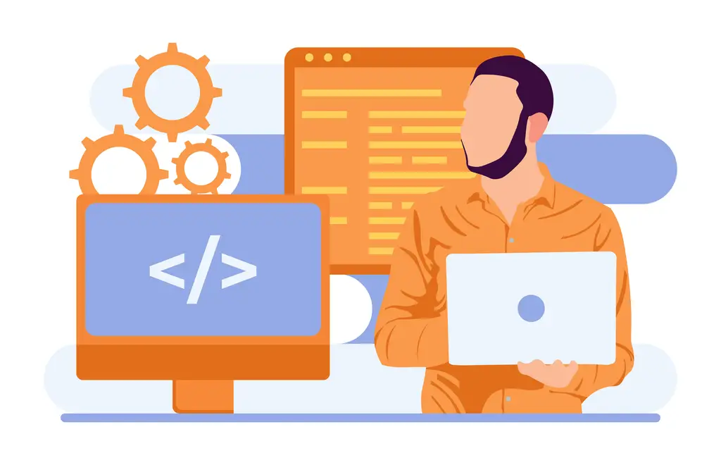 Engineering team working on a software delivery