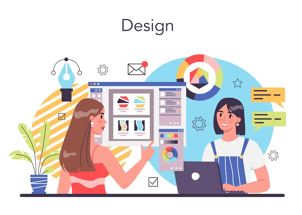 User interface and experience design work
